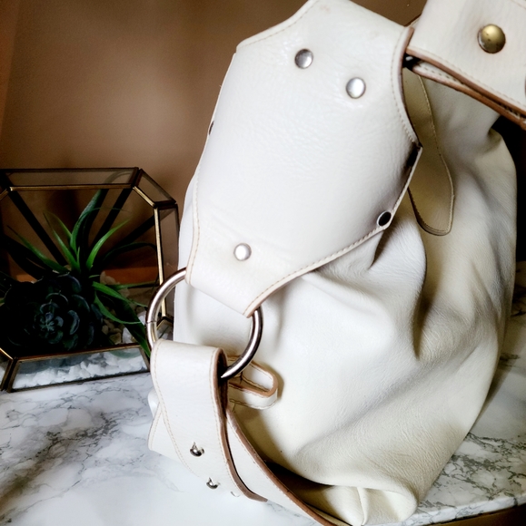 Matt & Nat large white leather hobo bag - Picture 6 of 11